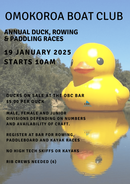 Duck Race Poster 2024-2025